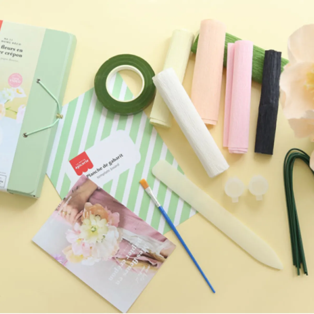 KIT DIY : Mes fleurs en papier crépon – Image 2