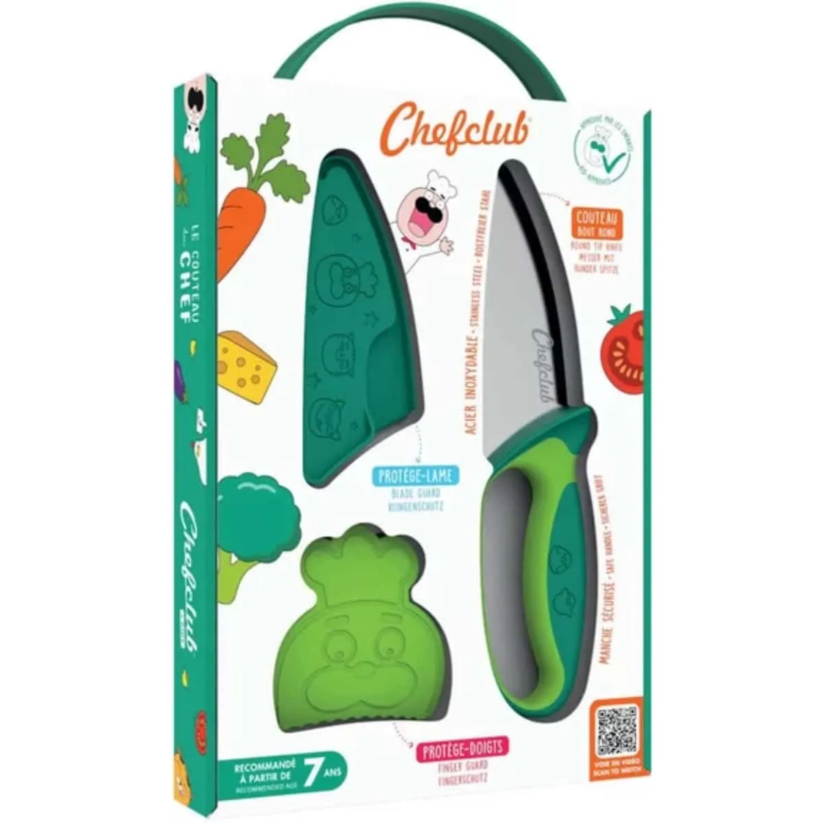 Couteau enfant vert – Chefclub – Image 3