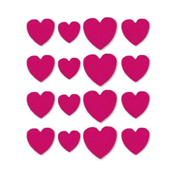 16 Coeurs Roses en Sucre – Image 2