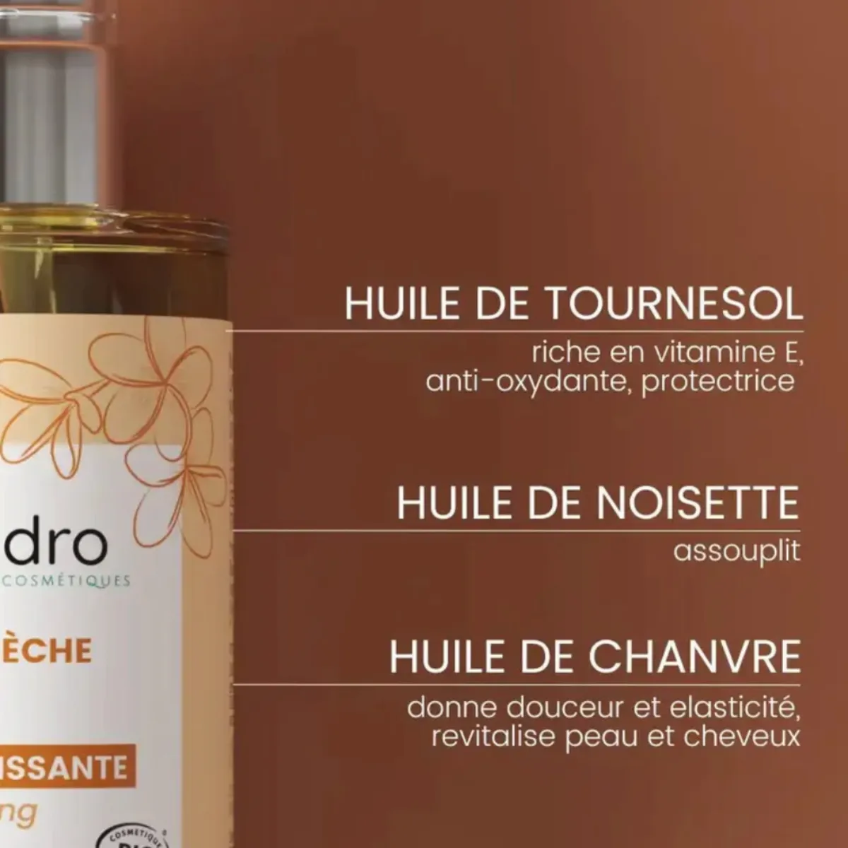 Huile sèche visage corps et cheveux BIO – Image 2