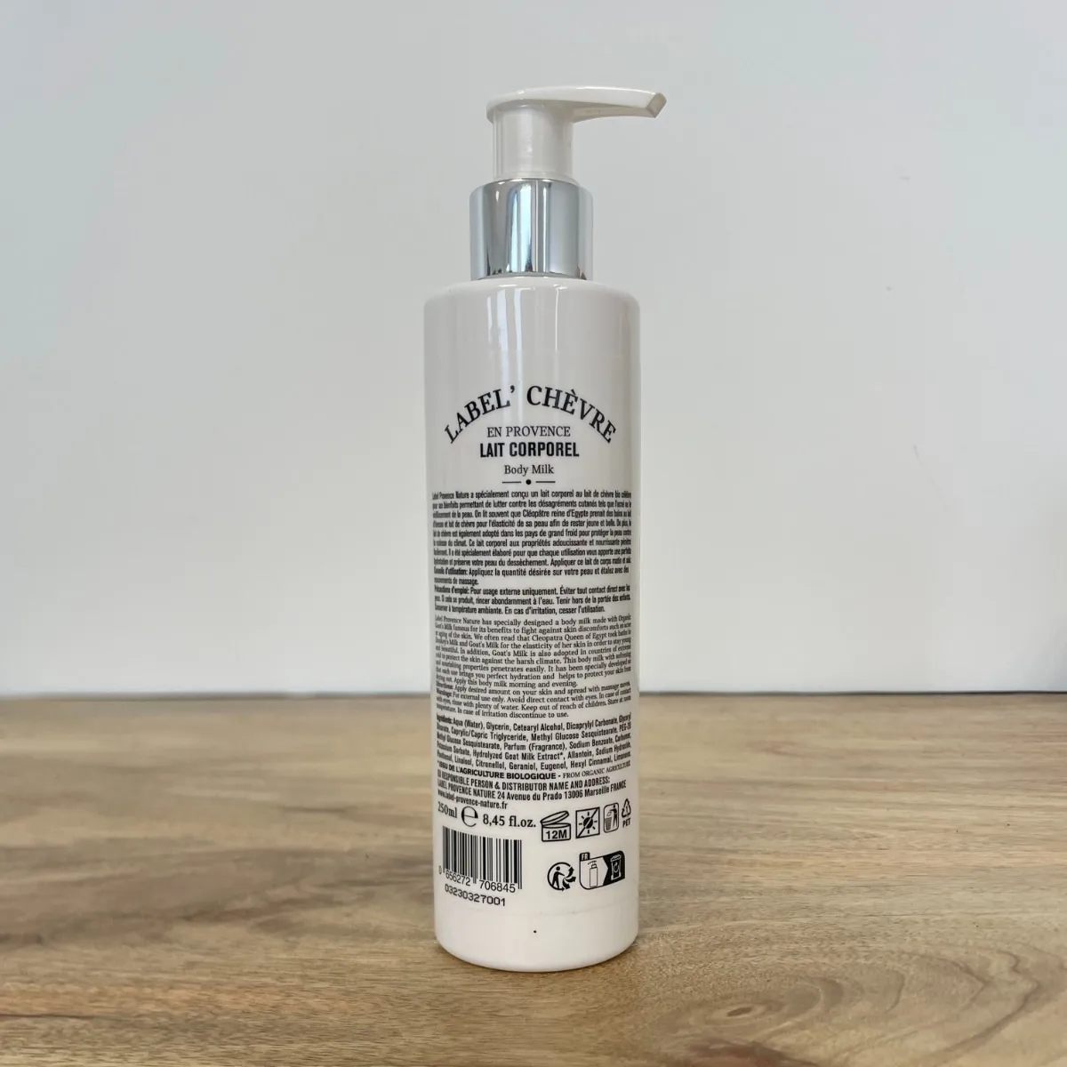 Lait corporel au lait de chèvre bio 250 ml – Image 2