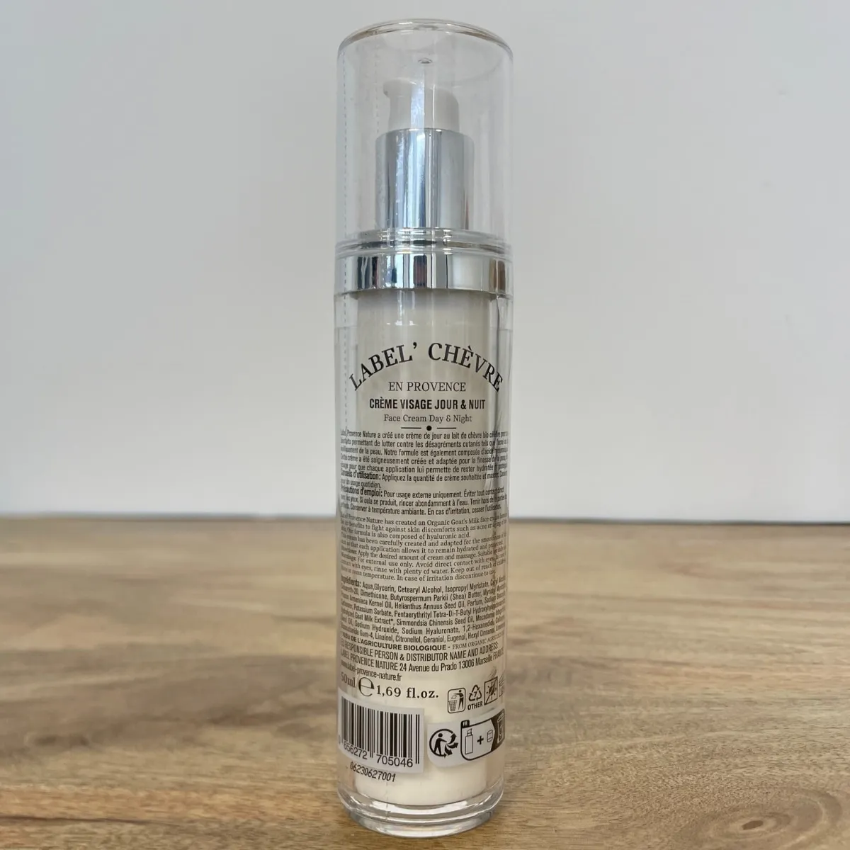 Crème visage jour et nuit au lait de chèvre bio 50 ml – Image 2