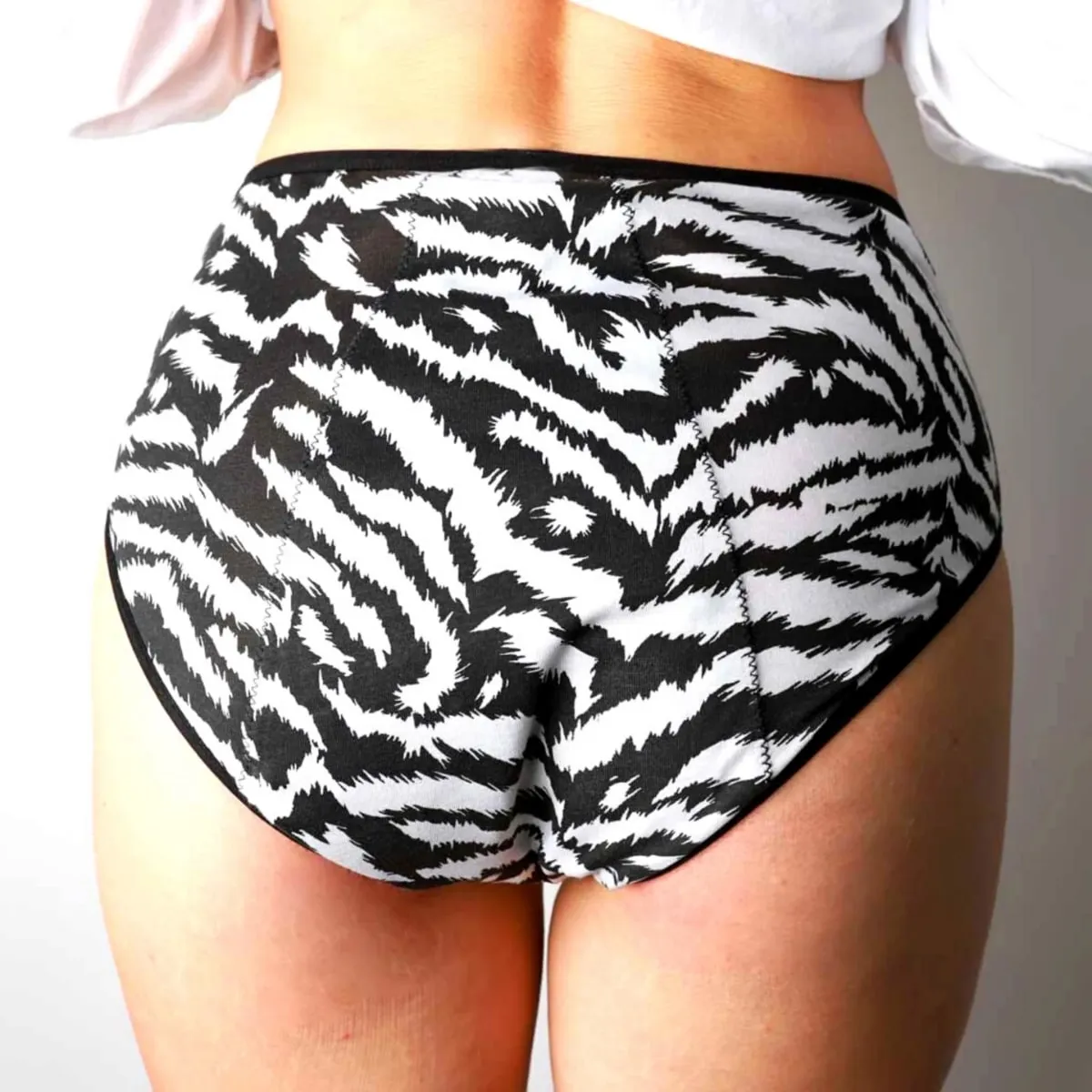 Culotte menstruelle – Zèbre – Image 3