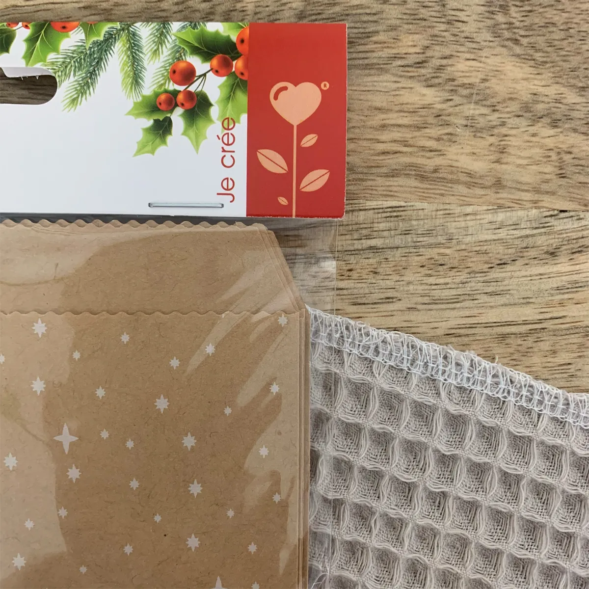Kit de 6 sachets en kraft étoiles – Image 2