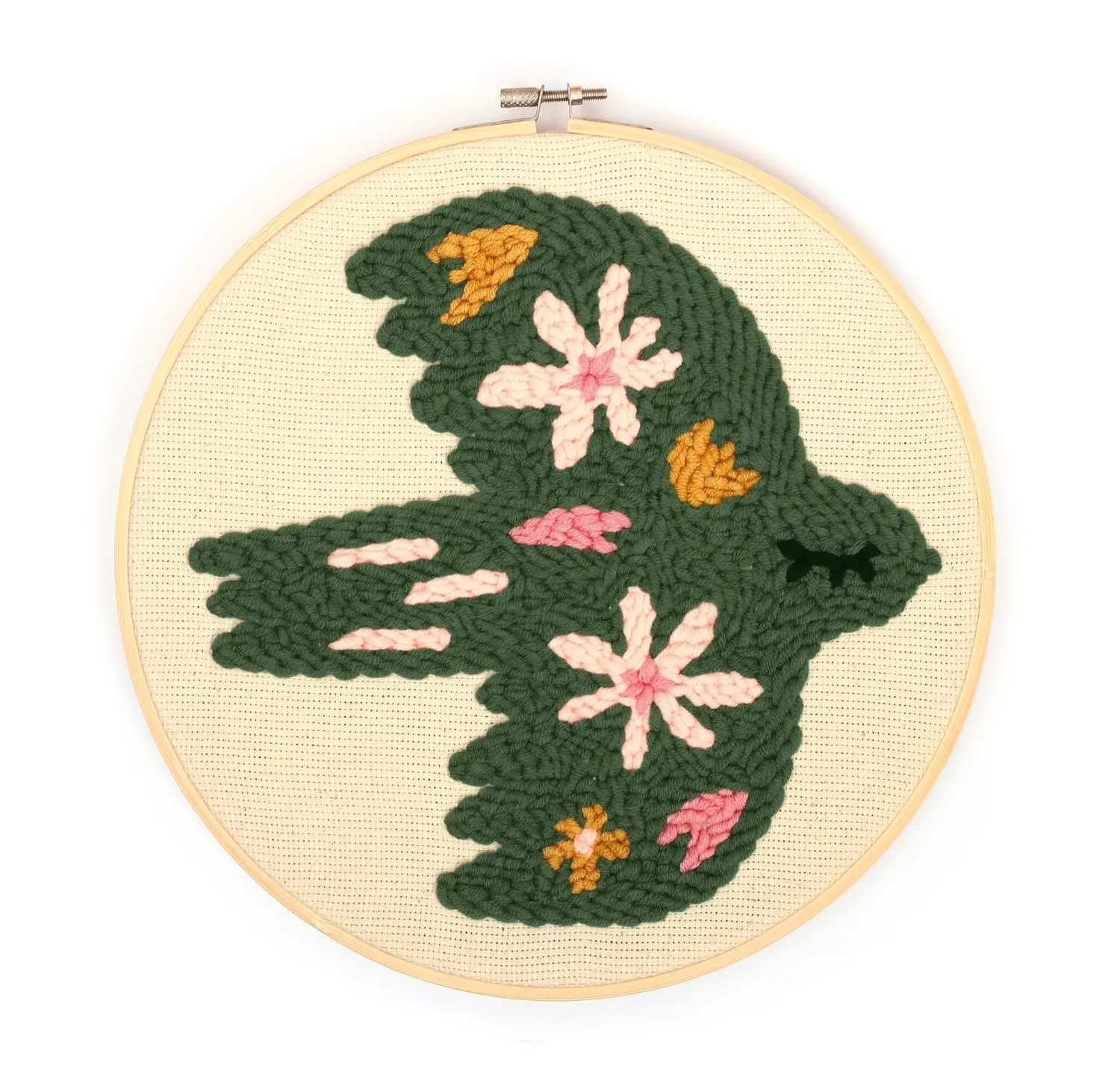 Kit DIY déco oiseau en punch needle – Image 2