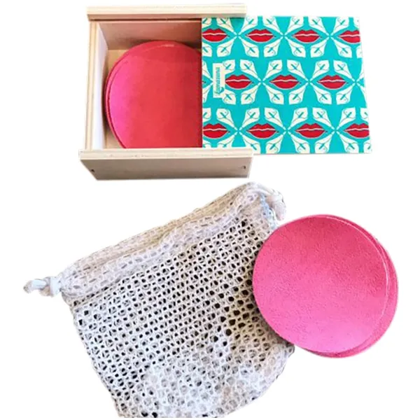 Lingettes démaquillantes réutilisables en microfibre – Image 2