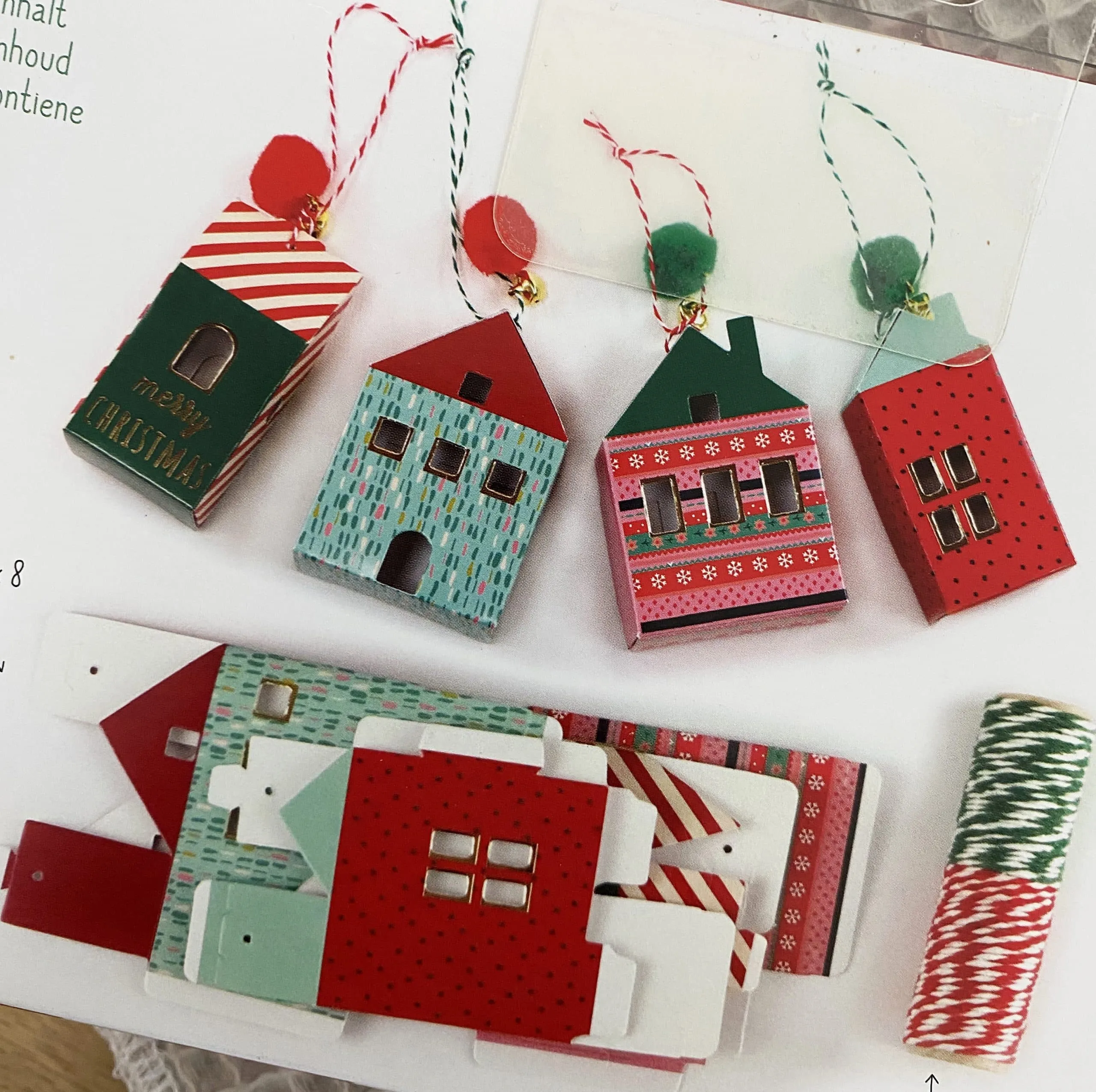 Kit 8 suspensions maisons de Noel – Image 2