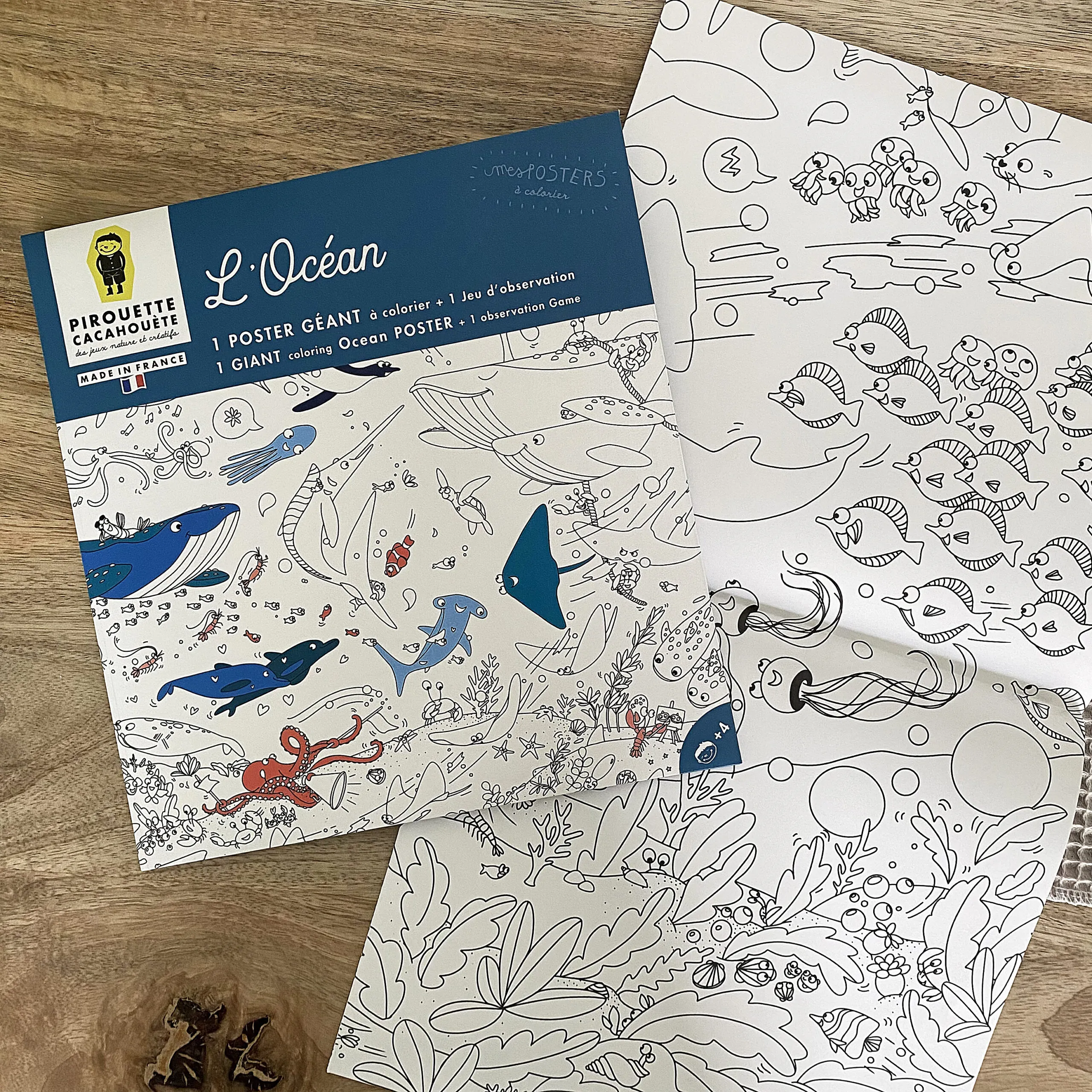Mon poster géant à colorier – Océan – Image 4