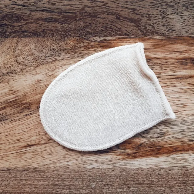 Mini gants à démaquiller en coton bio (lot de 4) – Image 3