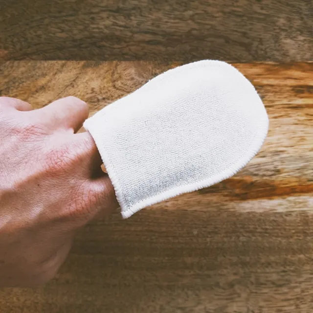 Mini gants à démaquiller en coton bio (lot de 4) – Image 4