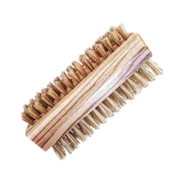 Brosse à ongles en bois d’olivier ciré et soies naturelles – Image 2