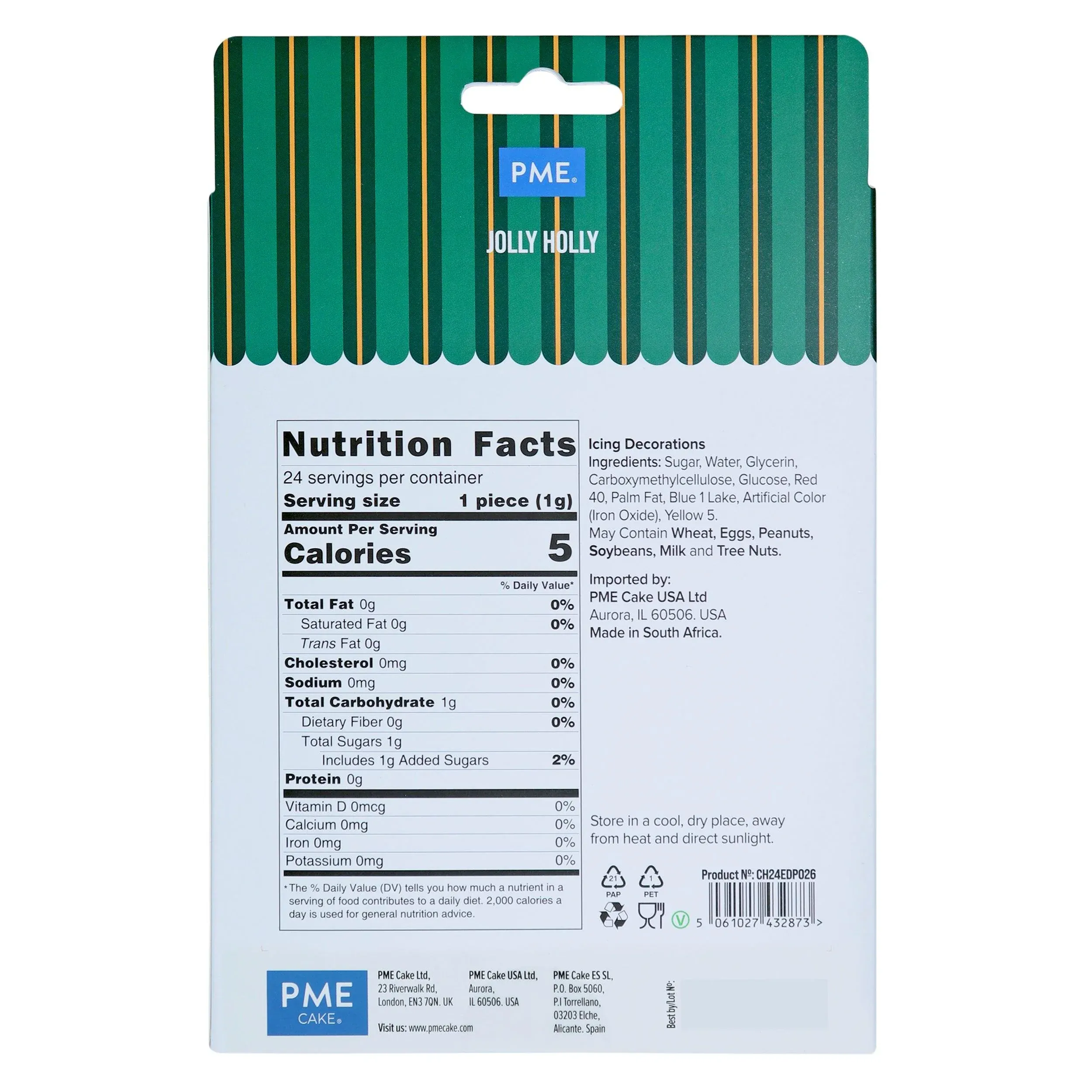 Christmas Décorations Comestibles - Jolly Holly – Image 2