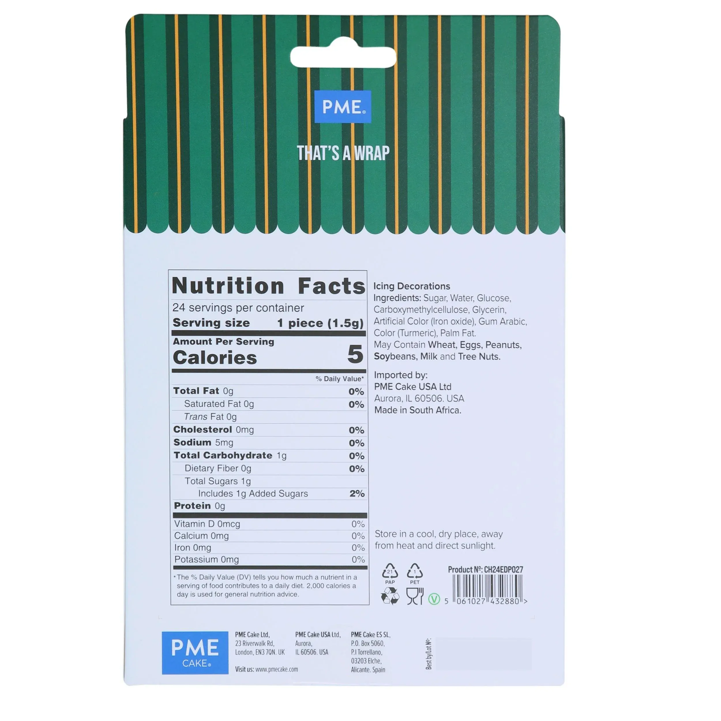 Christmas Décorations Comestibles - Rubans en Sucre – Image 4