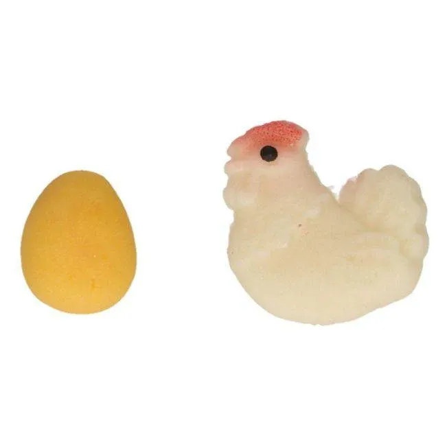 Décorations en Pâte d’Amande - Poule & Œuf – Image 2