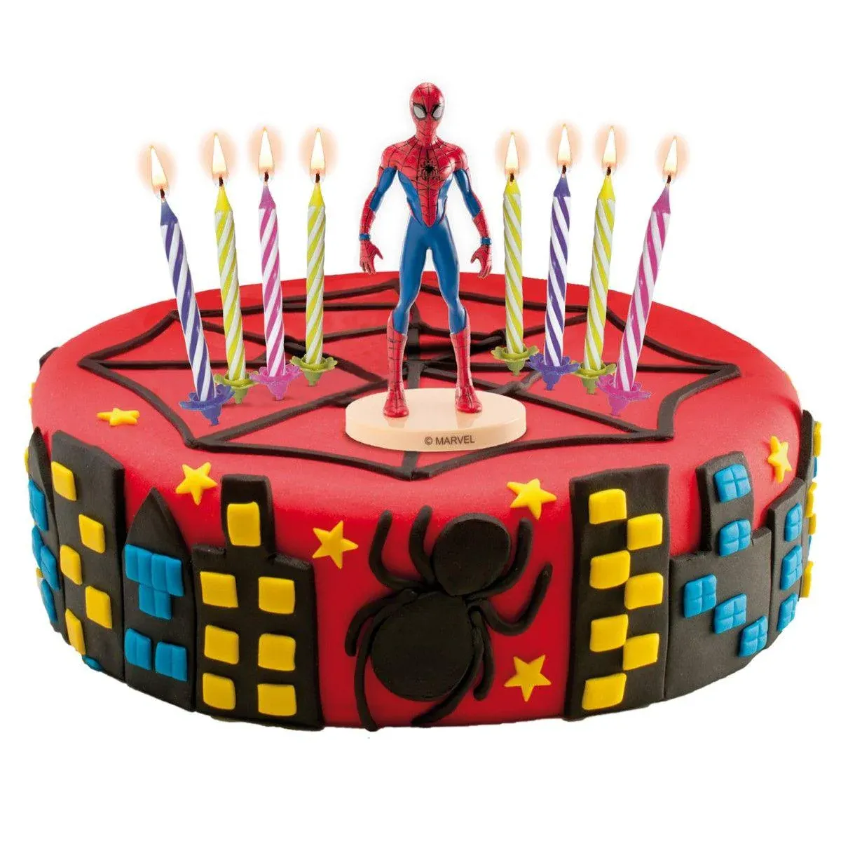 Figurine Spiderman & Set/10 Bougies – Image 2