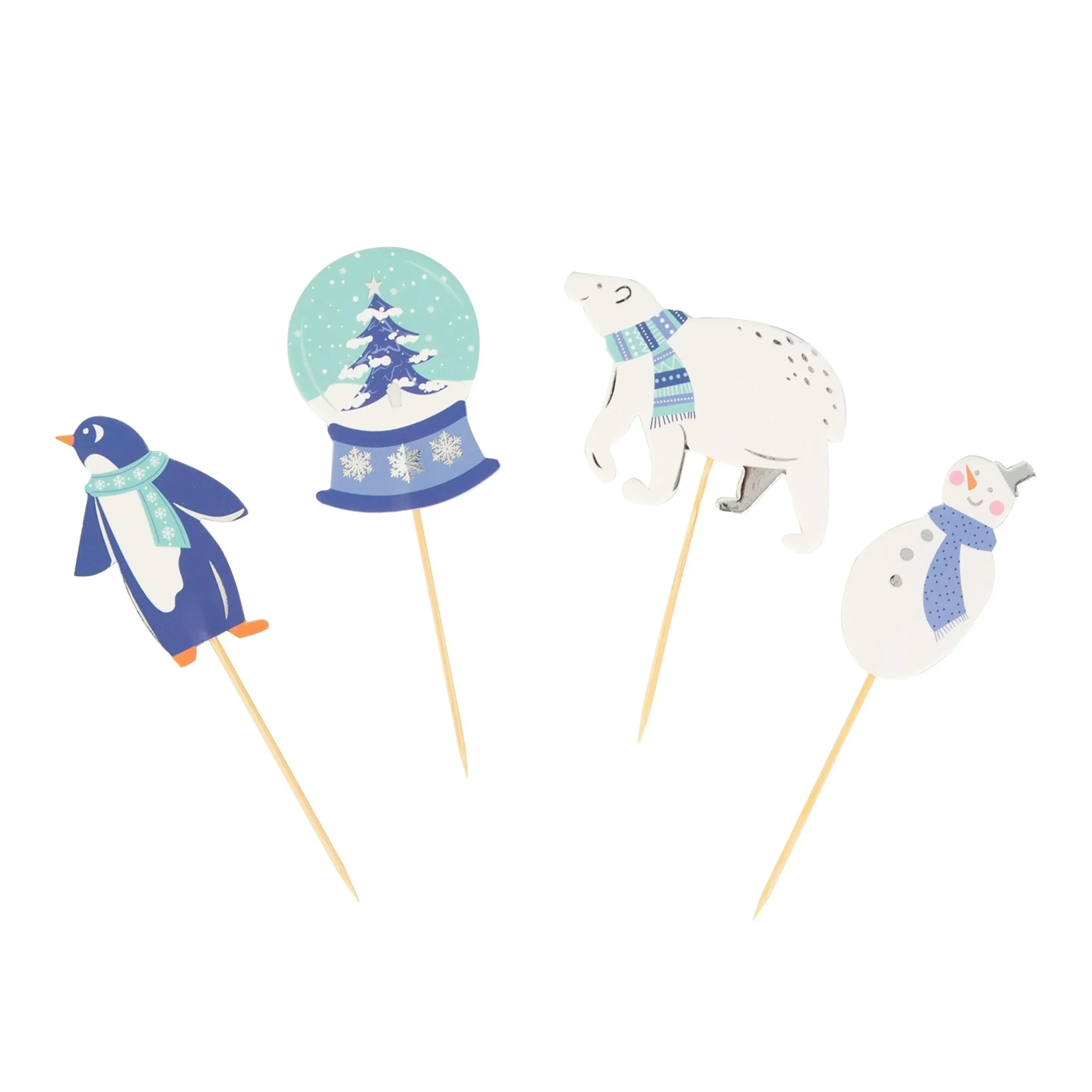 Kit Caissettes / Toppers x24 - Let It Snow – Image 3