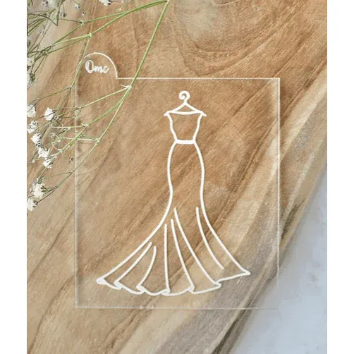 Tampon 3D - Robe de Mariée – Image 2